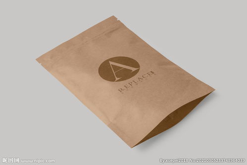 牛皮紙袋樣機圖片